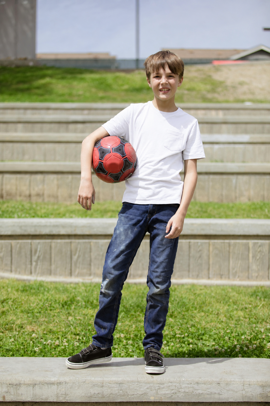 Playera corte regular juvenil