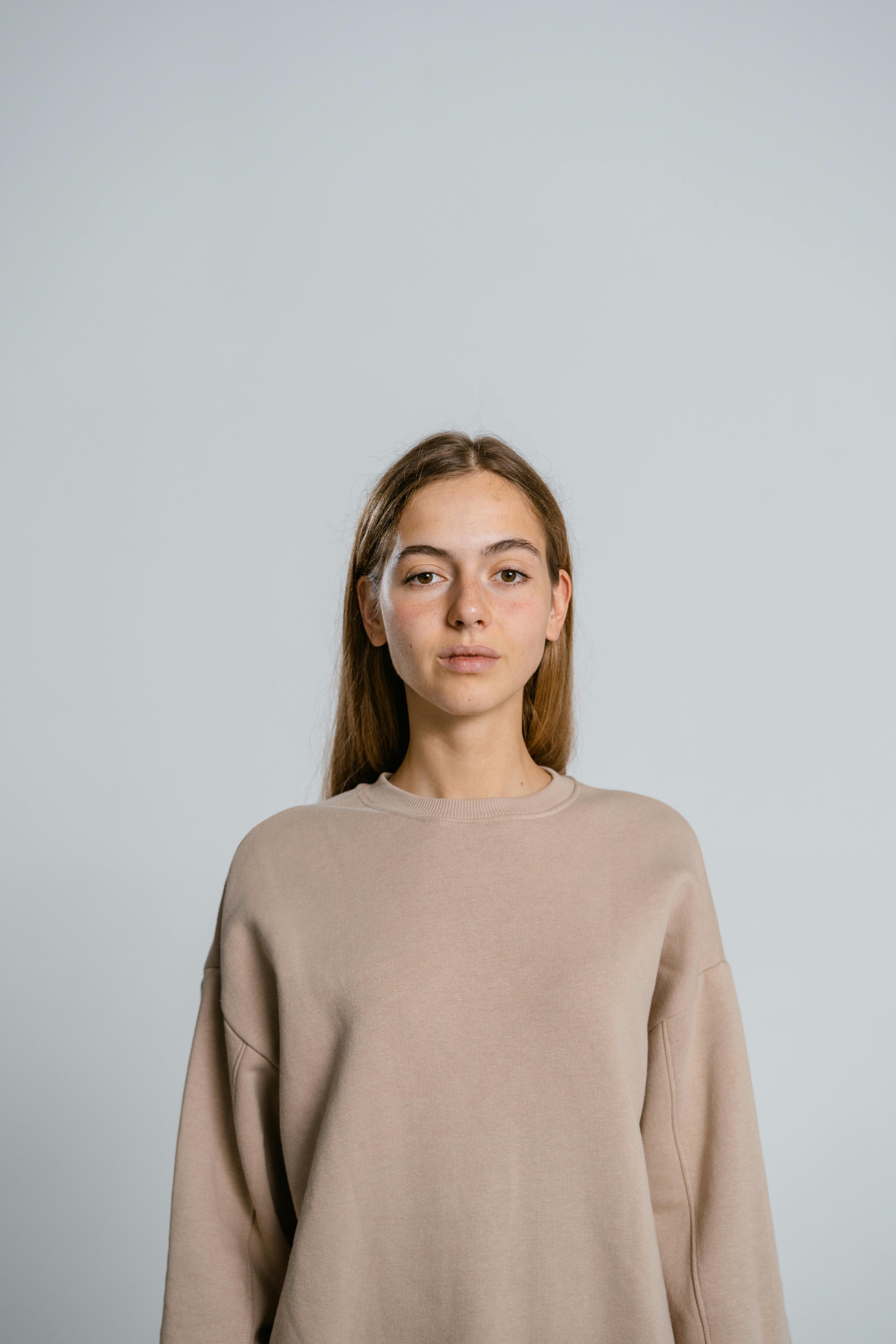 Sudadera de cuello redondo