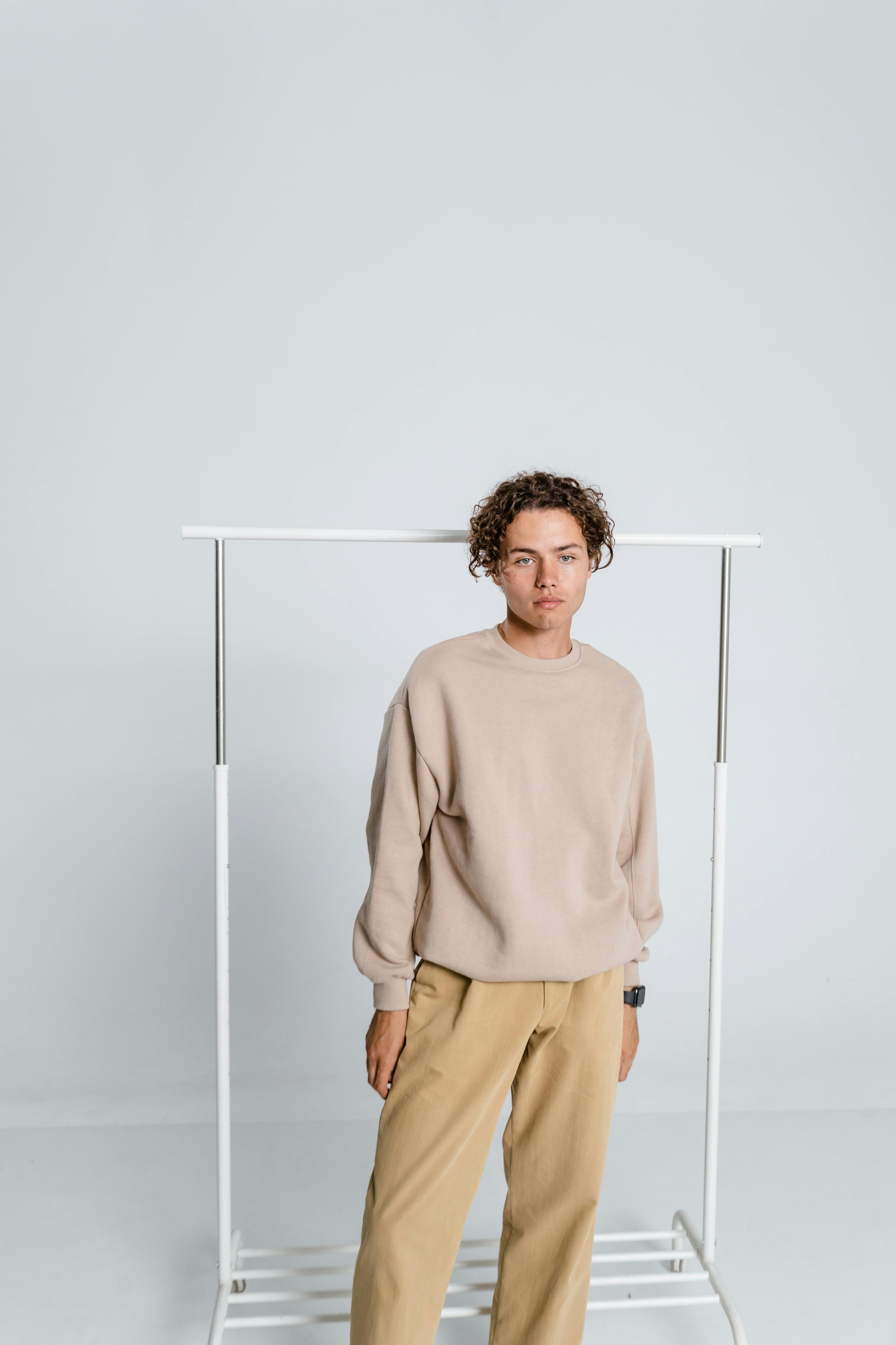 Sudadera de cuello redondo