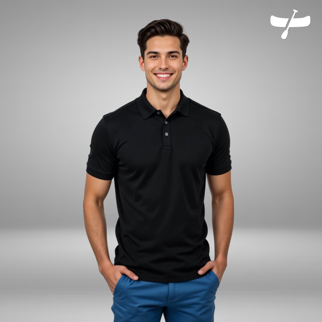 PLAYERA TIPO POLO - CABALLERO