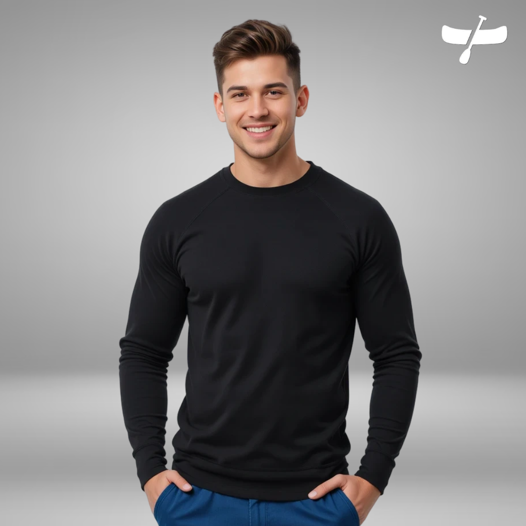 PLAYERA MANGA LARGA - CABALLERO