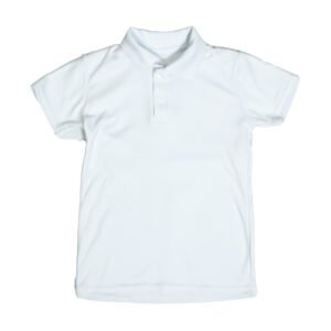 PLAYERA POLO ESCOLAR BLANCA - INFANTIL